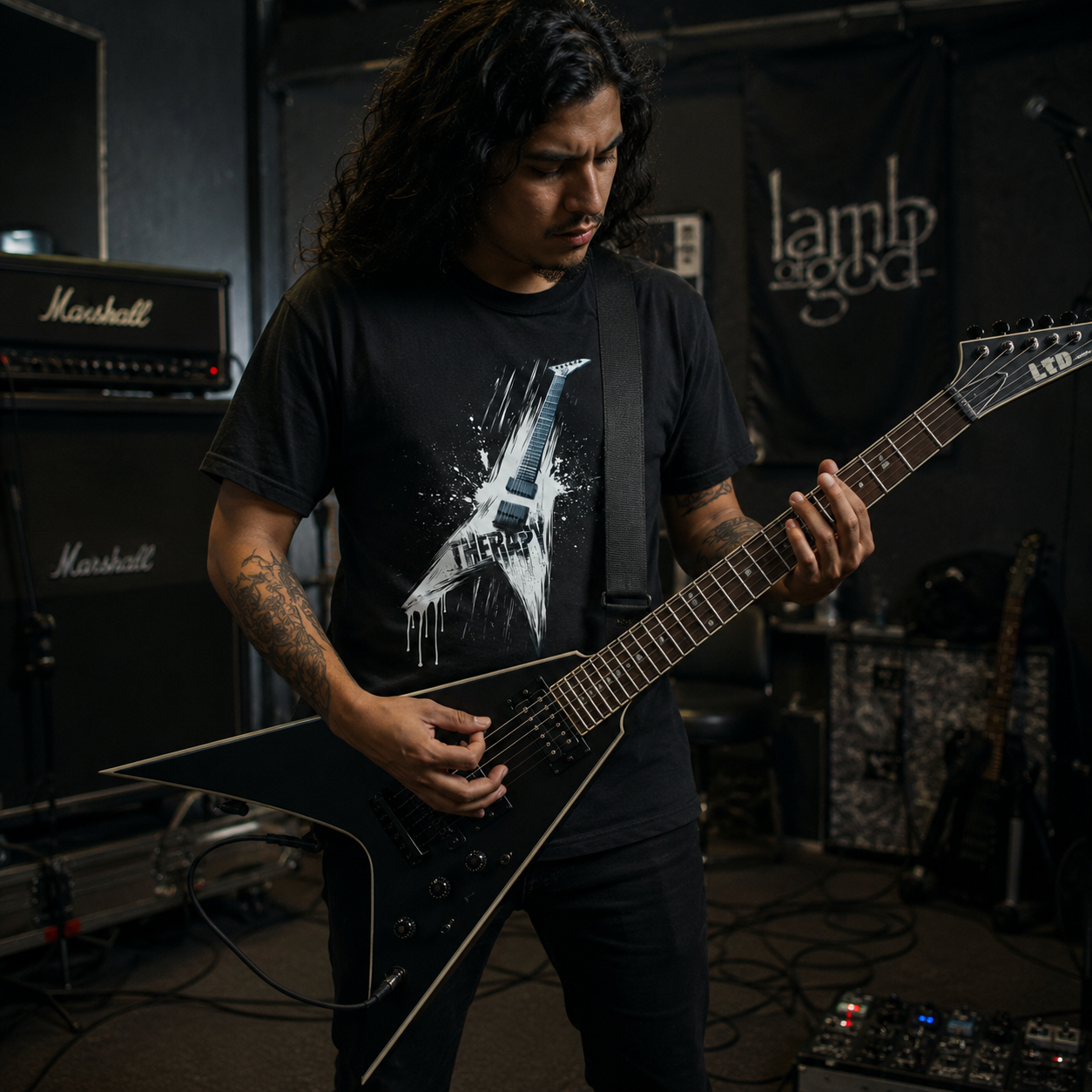 Therapy Flying-V Tee