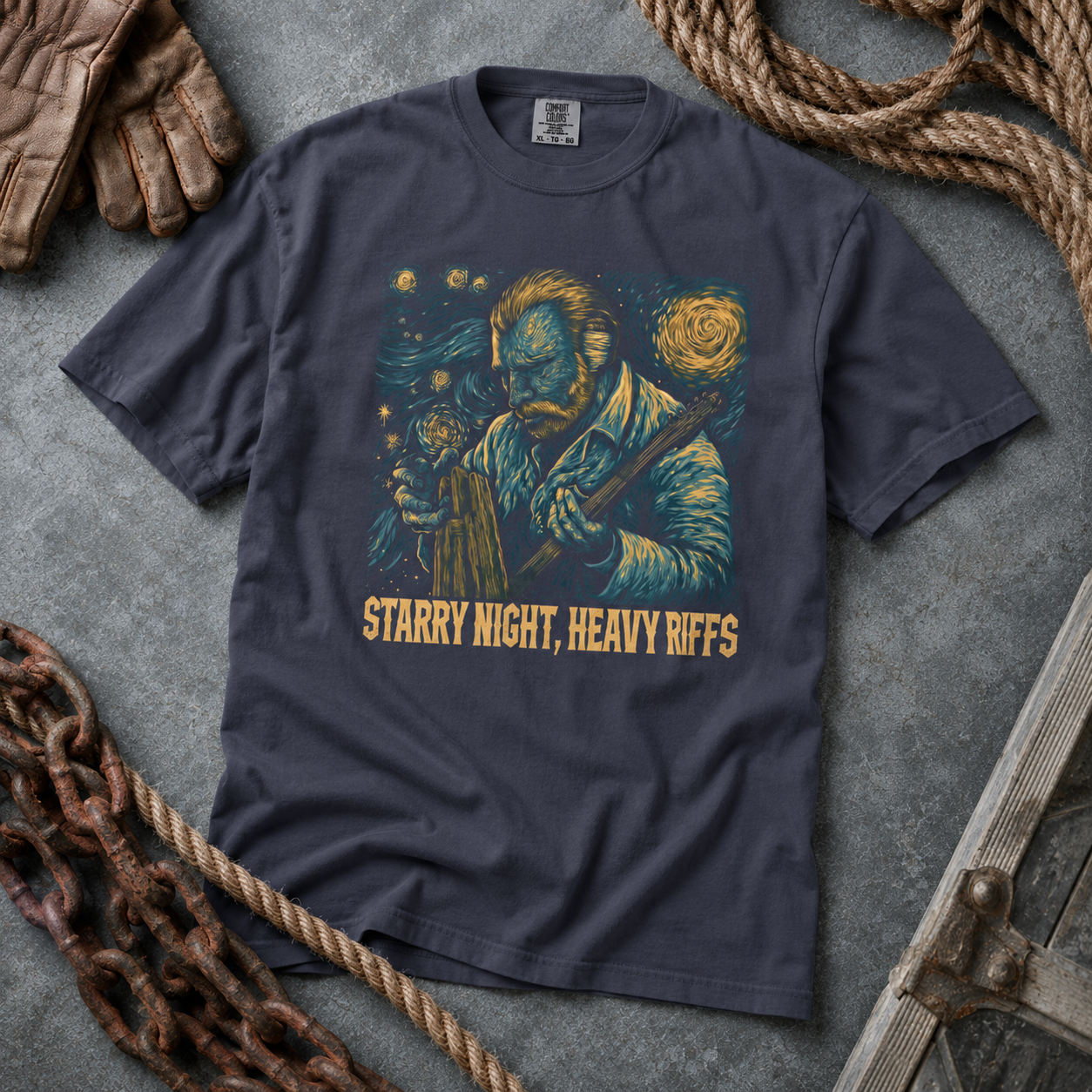 Vincent van Gogh - "Starry Night, Heavy Riffs"