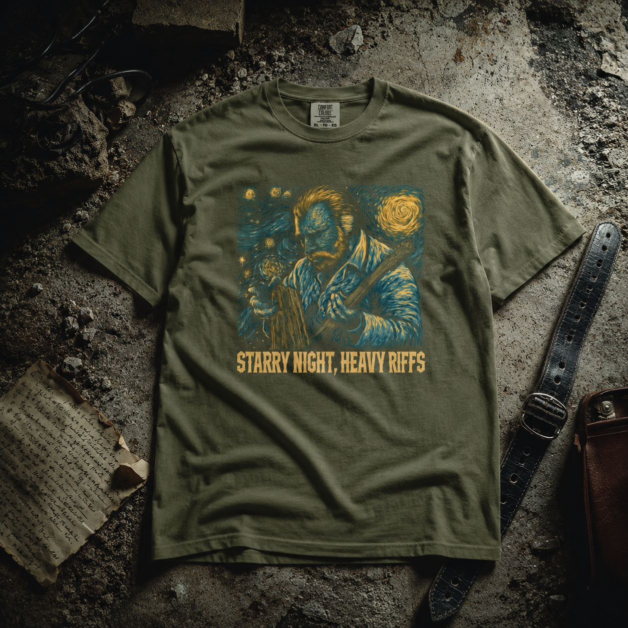 Vincent van Gogh - "Starry Night, Heavy Riffs"