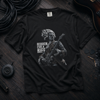 product mockup for Wolfgang Amadeus Mozart - "Requiem for a Riff"