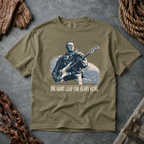 shirt mockup for Neil Armstrong - "One Giant Leap for Heavy Metal"