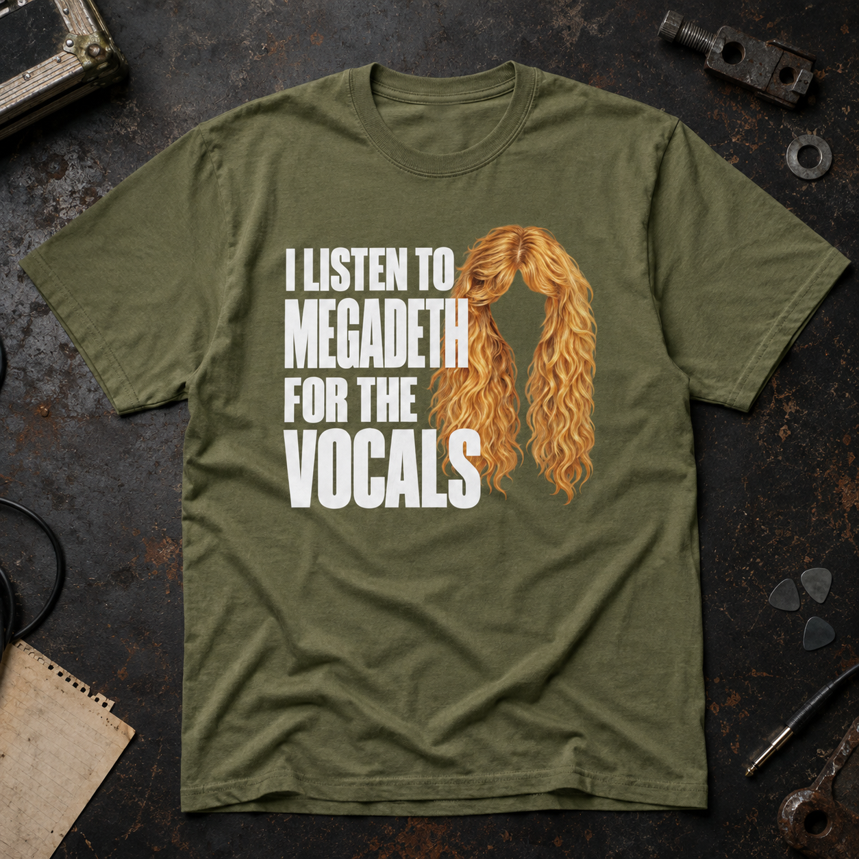 I Listen to Megadeth for the Vocals Tee