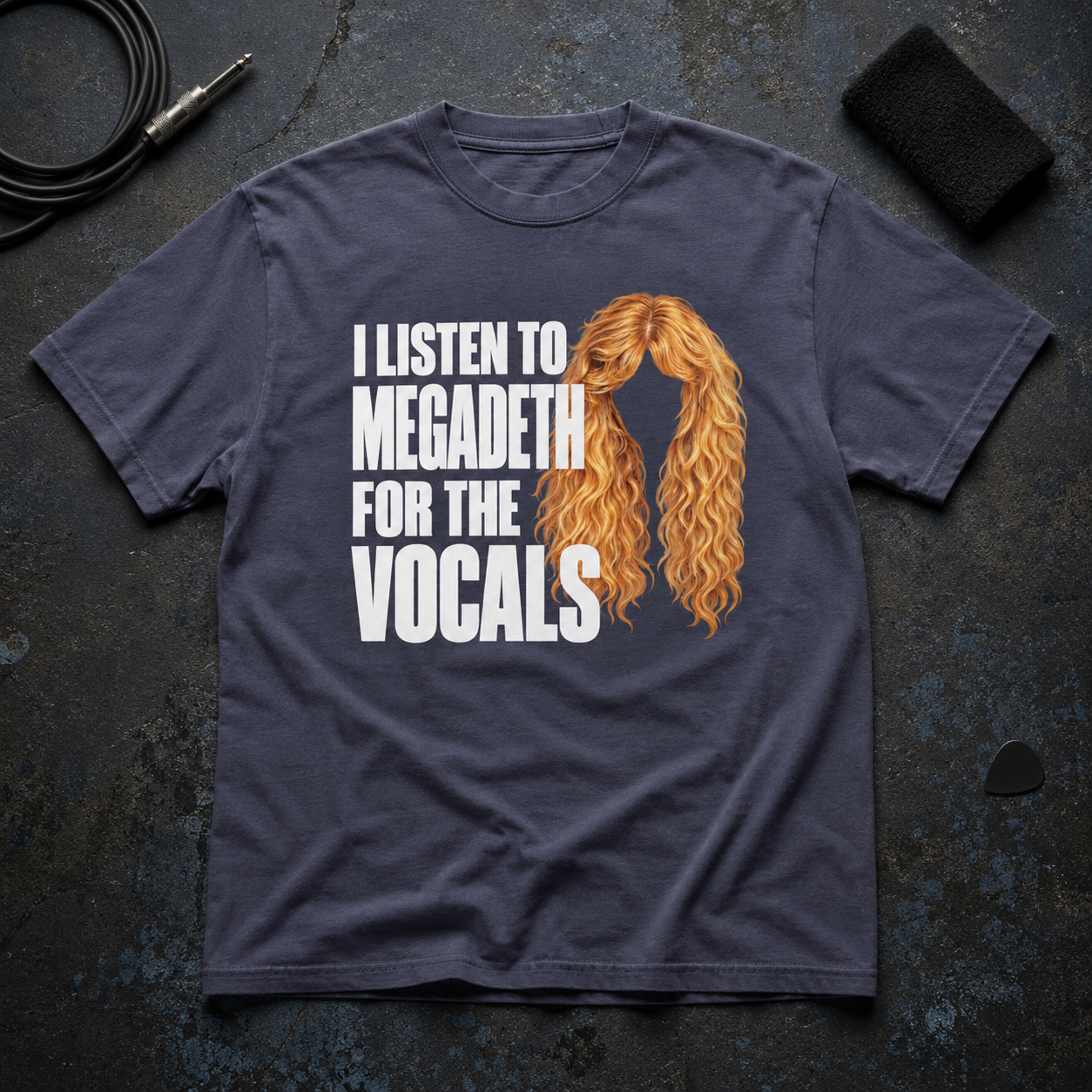 I Listen to Megadeth for the Vocals Tee