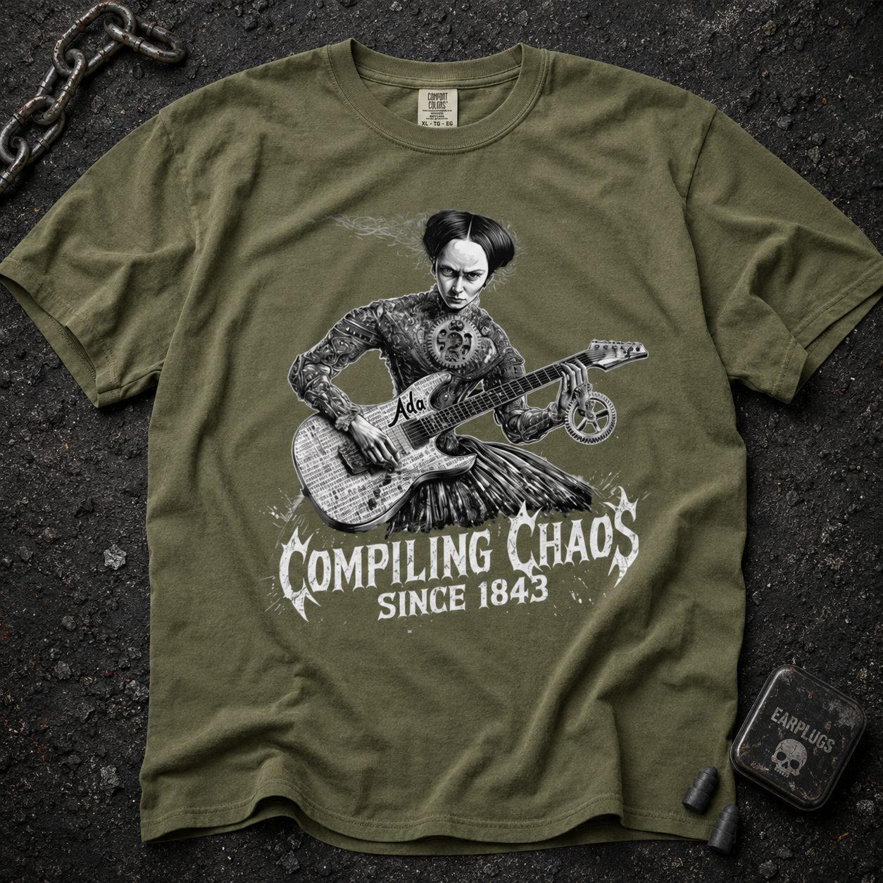 Ada Lovelace "Compiling Chaos Since 1843" Tee