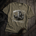 Hemp shirt mockup for Ludwig van Beethoven - "Couldn't Hear It, Still Wrote It"