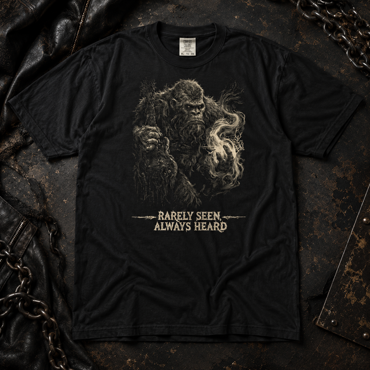 Bigfoot "Rarely Seen, Always Heard" Tee