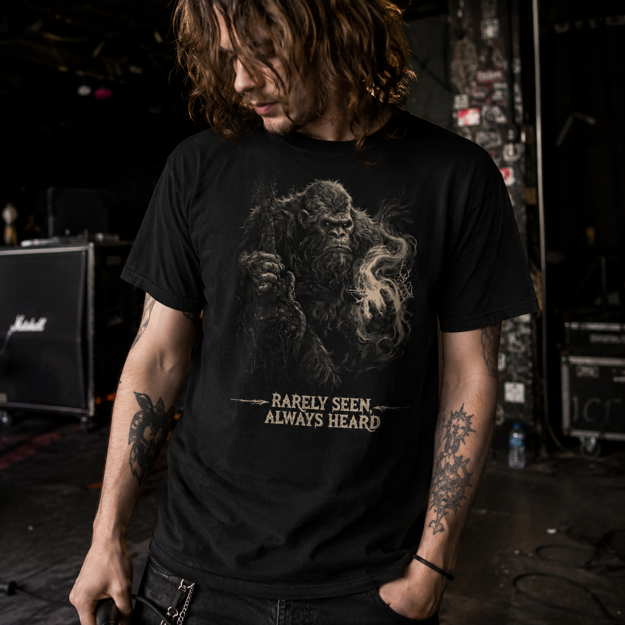 Bigfoot "Rarely Seen, Always Heard" Tee