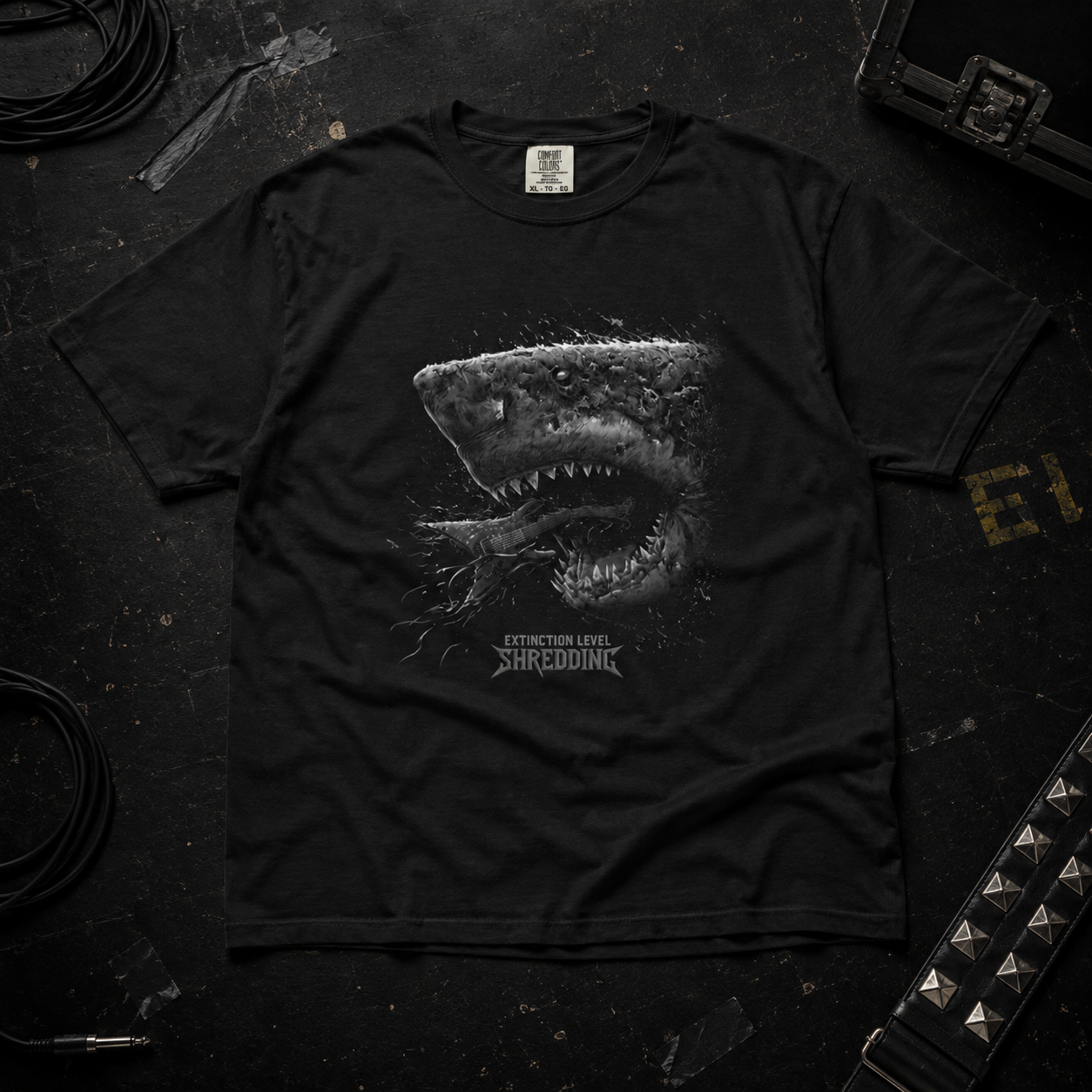 Megalodon "Extinction Level Shredding" Tee