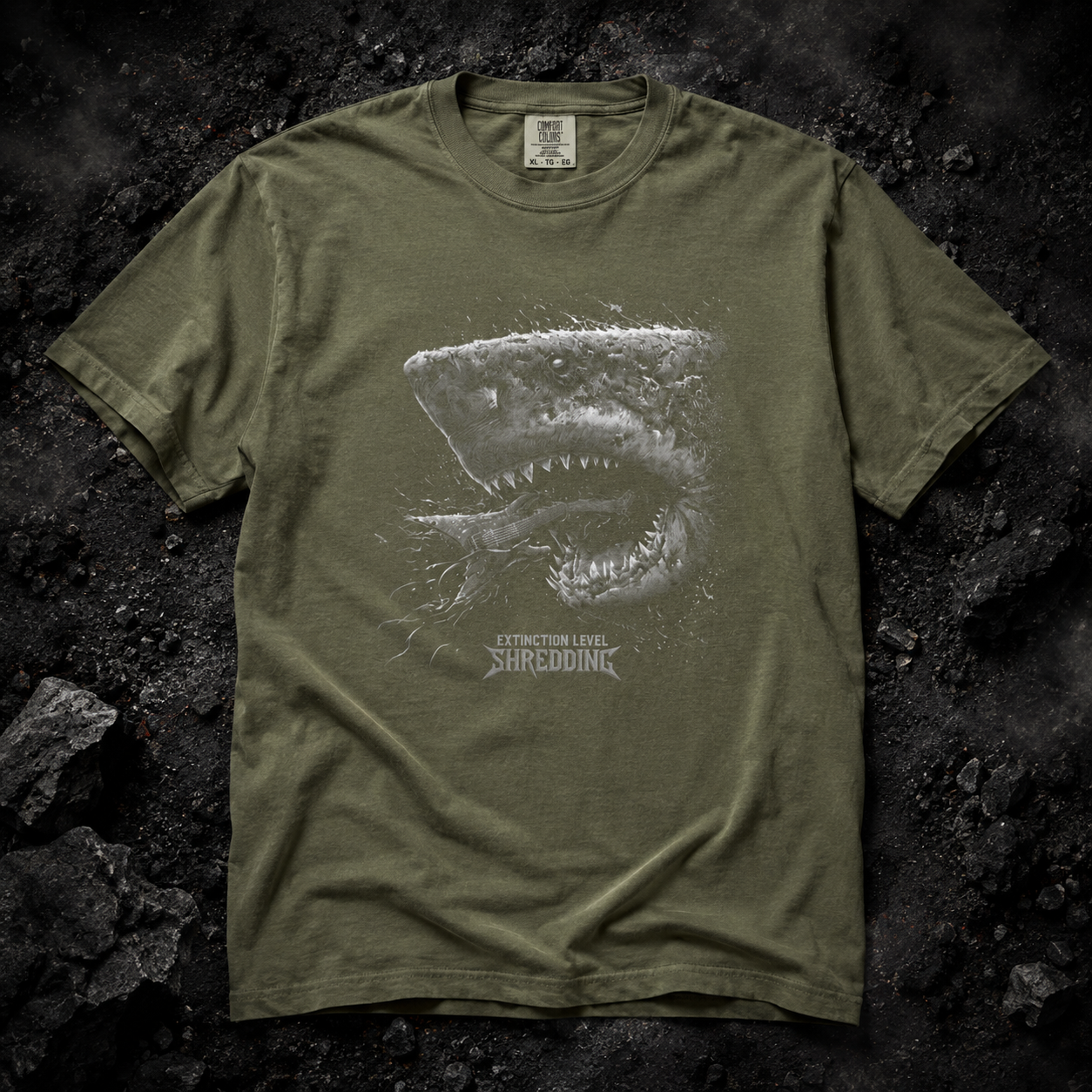 Megalodon "Extinction Level Shredding" Tee