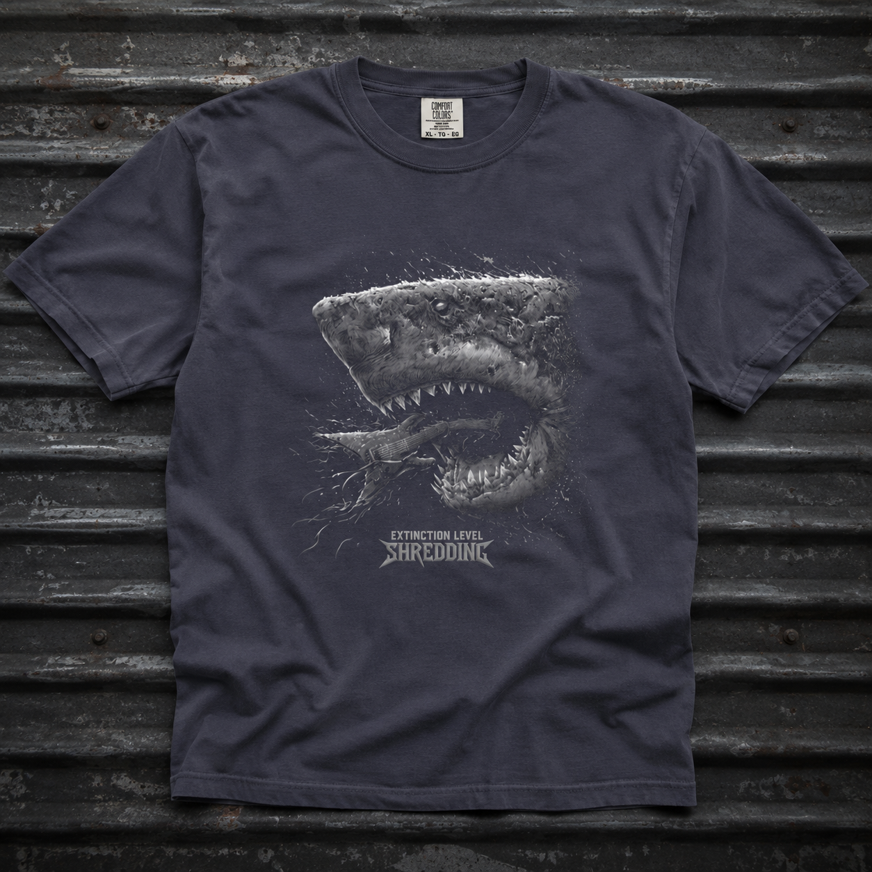 Megalodon "Extinction Level Shredding" Tee