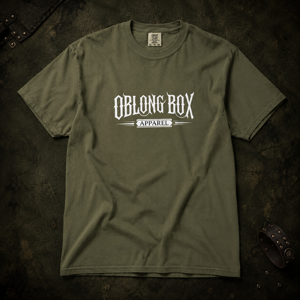 Oblong Box Logo Tee