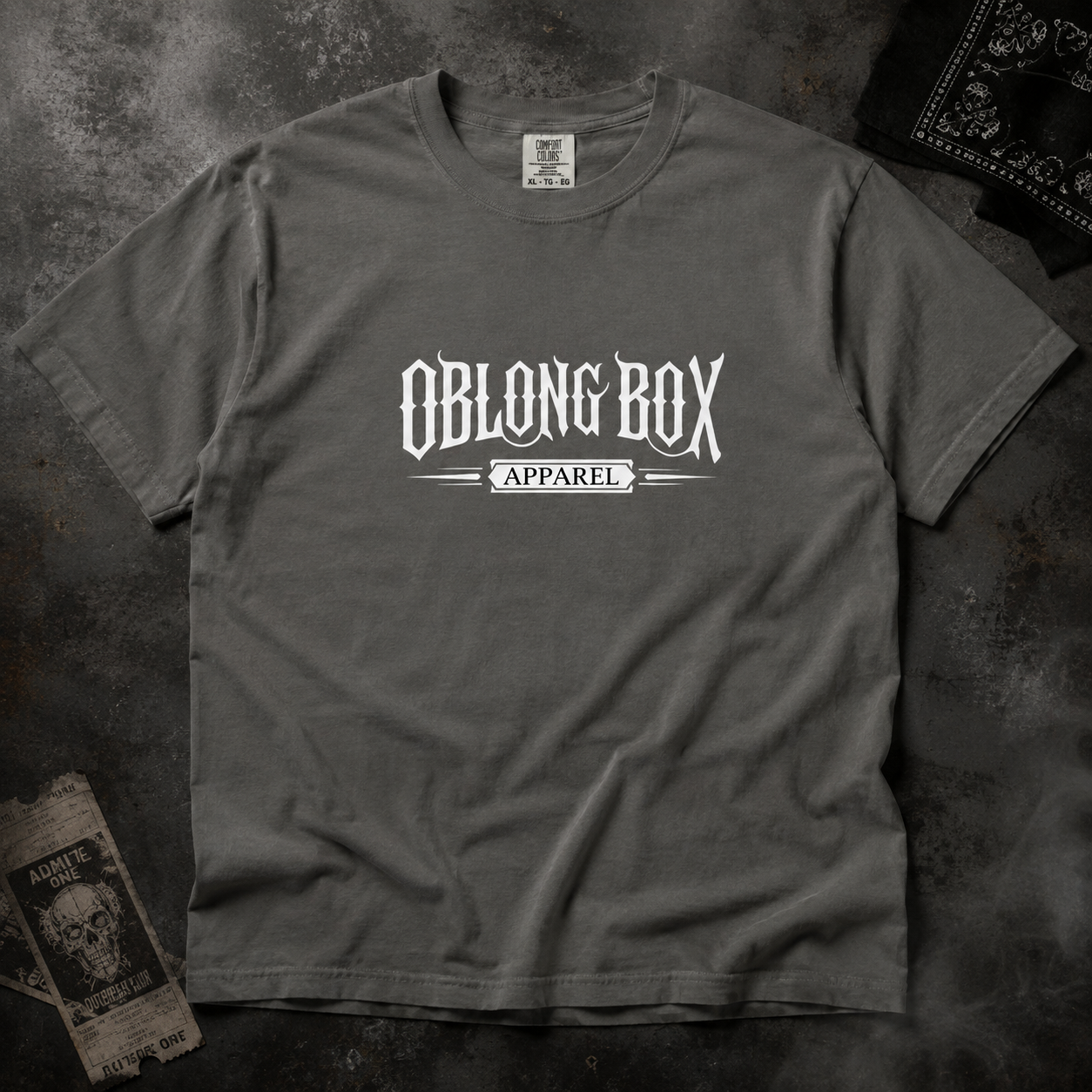 Oblong Box Logo Tee