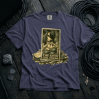 Navy shirt mockup for The Goth Girlfriend