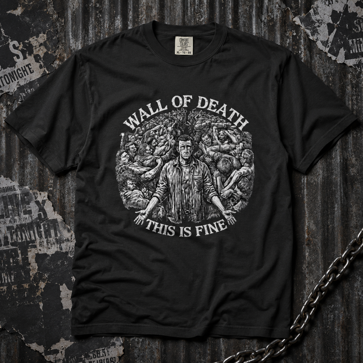 Wall of Death "This Is Fine" Tee